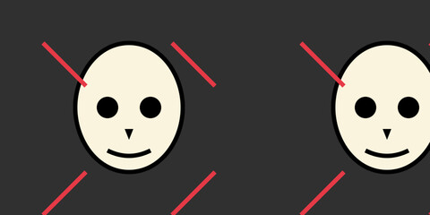 Neordental Skull Pattern Design