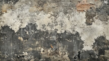 Obraz premium Textured Grunge Wall Background with Peeling Paint and Cracked Surface, Perfect for Abstract Art, Vintage Themes, and Urban Decoration Projects