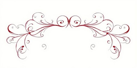 A collection of elegant and intricate calligraphic design elements including flourishes, swirls, and ornate lettering, classic, swirls, ornate