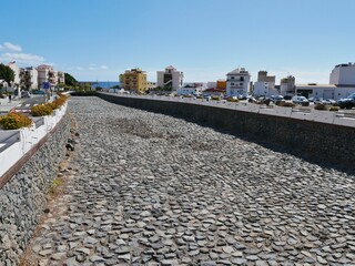 Flussbett in Playa de Santiago