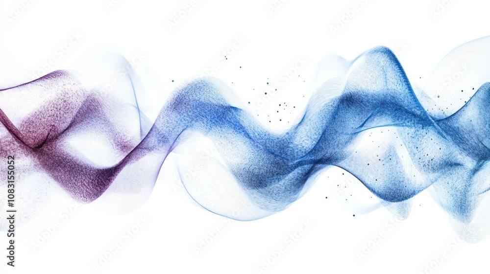 Poster the design features stunning flowing lines and a mix of soft colors that reflect advanced technology
