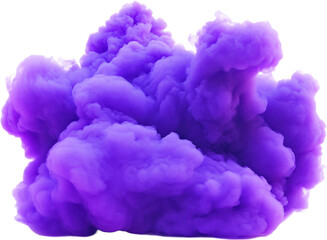 Fototapeta premium purple and blue sky,Vibrant Purple Smoke Clouds on White. Abstract Display of Colorful Mist for Artistic and Visual Effects. 