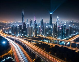 Fototapeta premium city at night