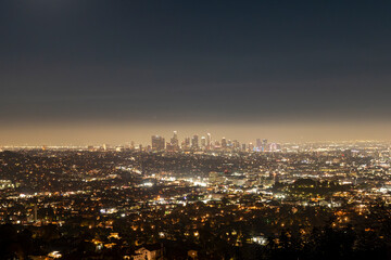 Obraz premium グリフィス天文台からの夜景