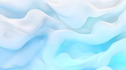 Obraz premium Soft Blue and White Gradient Abstract Background