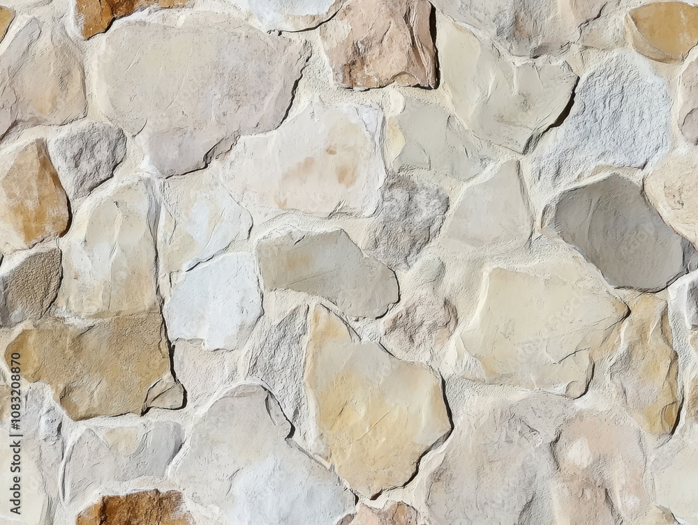 Poster exploring rough stone wall textures abandoned location image capture natural setting close-up view u