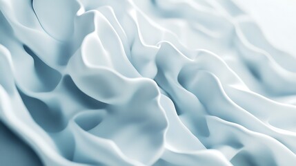 Obraz premium Abstract Blue and White Wavy Texture