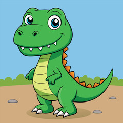 Obraz premium dinosaur vector illustration