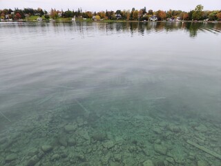 lake with trees in background