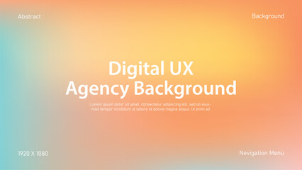 Fototapeta premium Beautifully Designed Gradient Mesh UI Backgrounds