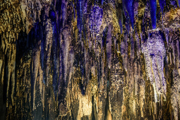 Obraz premium Stalactite in Khao Bin cave, Ratchaburi Thailand.