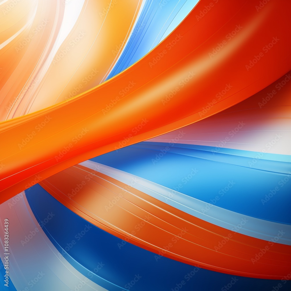 Poster sophisticated abstract wave design on business backdrop with elegant striped lines