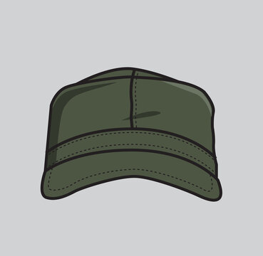 Military Cap clip art preview