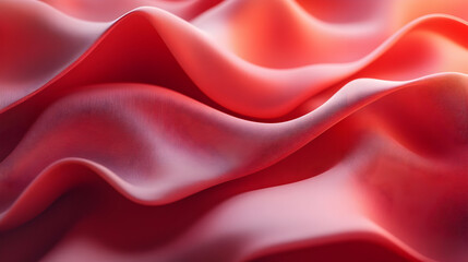 Obraz premium Abstract Red Wave 3D Background