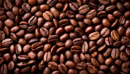 Obraz premium Texture of coffee beans
