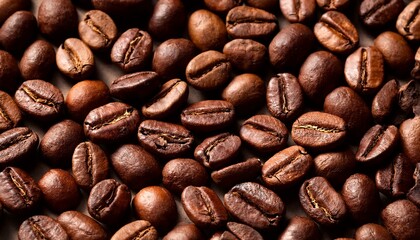 Naklejka premium Texture of coffee beans