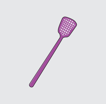 recommend clip art: Stick mosquito net vector illustration