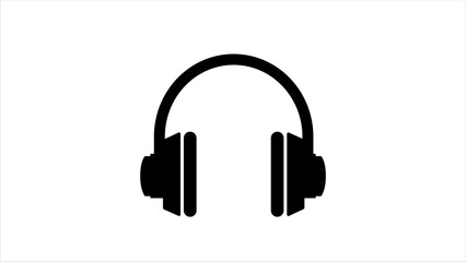 Headphone icon symbol vector illustration