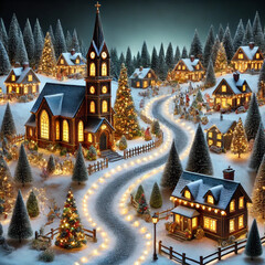 Christmas landscape