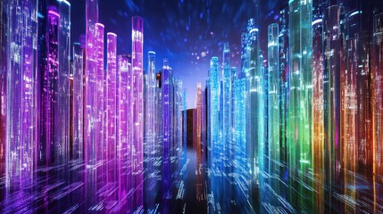 Digital Cityscape: A Futuristic Vision