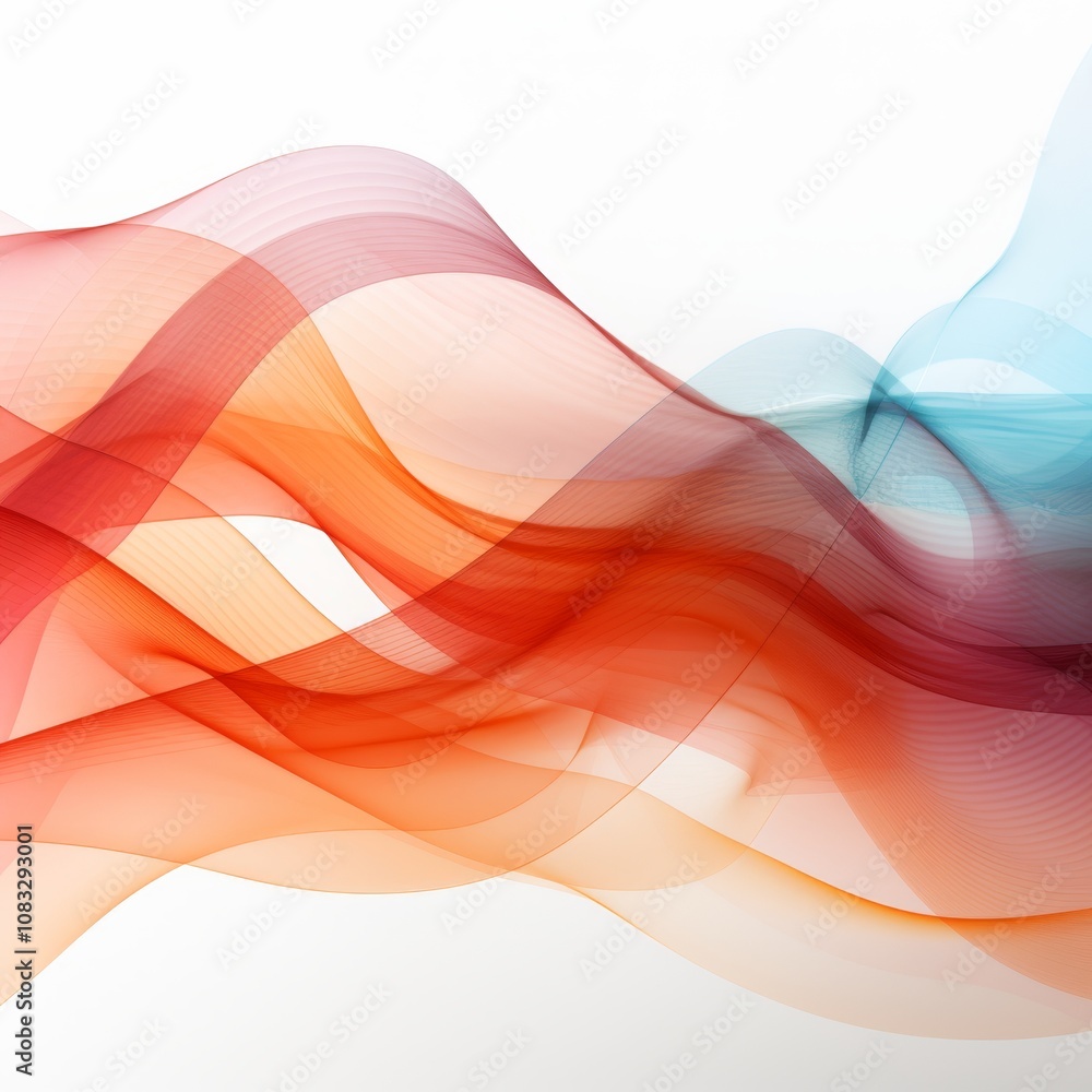 Aufkleber abstract striped design with business background lines forming a dynamic wave pattern