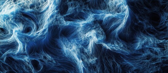 Fototapeta premium Abstract Blue and White Swirling Texture