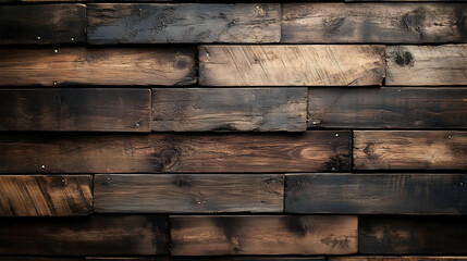 Dark Wood Plank Background Texture