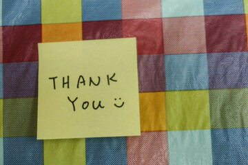 a handwritten sticky note yellow memo note writing 