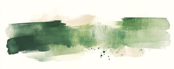 Naklejka premium Elegant Watercolor Brush Strokes Collection