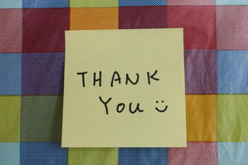 a handwritten sticky note yellow memo note writing 