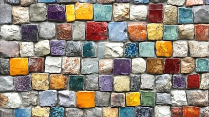 Colorful Mosaic Wall Tiles for Creative Projects