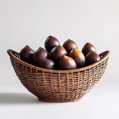 Obraz premium chestnuts in a basket