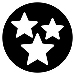 Obraz premium stars glyph icon