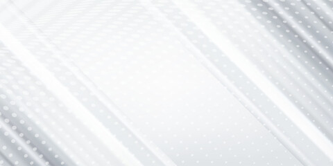 Obraz premium Abstract grey background poster with dynamic waves. technology network Vector illustration.