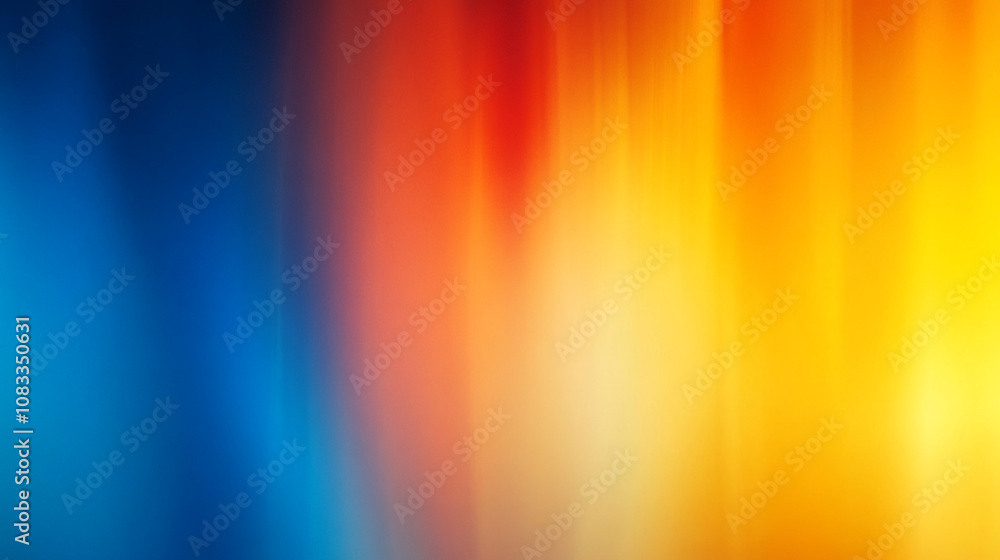 Poster bright abstract colors blending together, creating a mesmerizing gradient effect in warm tones