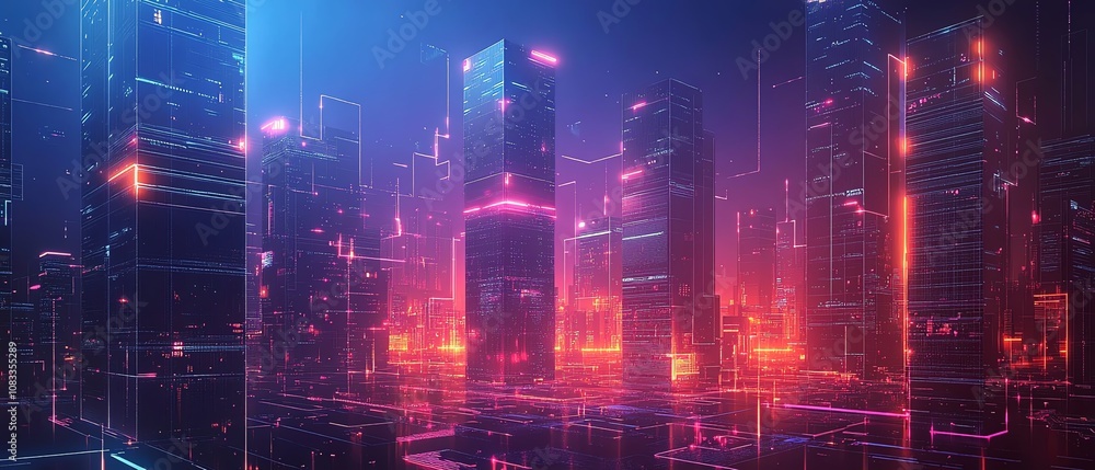 Aufkleber advanced iot technology in action
