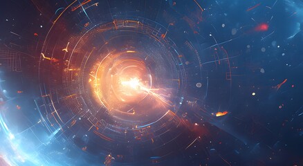 Obraz premium abstract background with circles