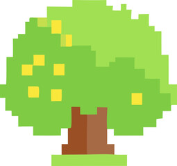 pixel style tree