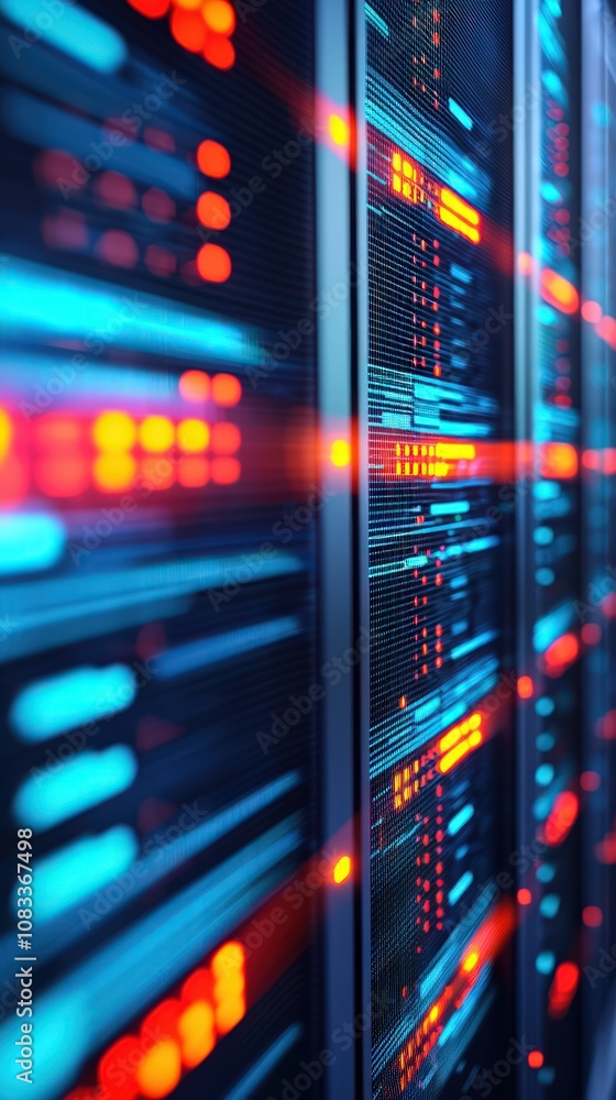 Poster cybersecurity breach training overview data center infographic digital environment technical perspec