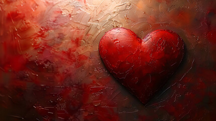 abstract background in colors and patterns for World Heart Day / Wear Red Day
