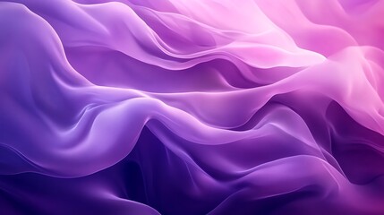 Obraz premium Flowing purple fabric abstract art digital design soft textures elegant atmosphere artistic viewpoint