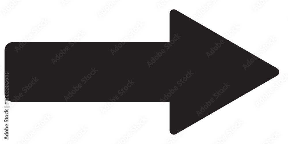 Poster long arrow. black arrow pointing right. black large arrow pointing right. bold thine long arrow. vec