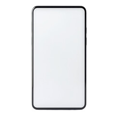 Isolated empty tablet on transparent background