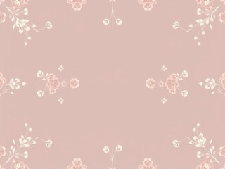 Vector seamless pattern of elegant wedding bouquet flowers, horizontal, celebration