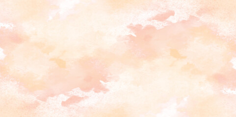 Obraz premium Light pink and beige watercolor with subtle pastel tones background, watercolor picture painting illustration background, Splash acrylic colorful background.