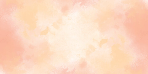 Obraz premium Light pink and beige watercolor with subtle pastel tones background, watercolor picture painting illustration background, Splash acrylic colorful background.