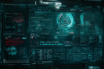 Fototapeta premium Futuristic callouts titles in HUD style 
