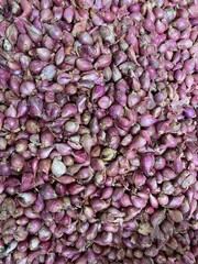 a fresh lump of red onion