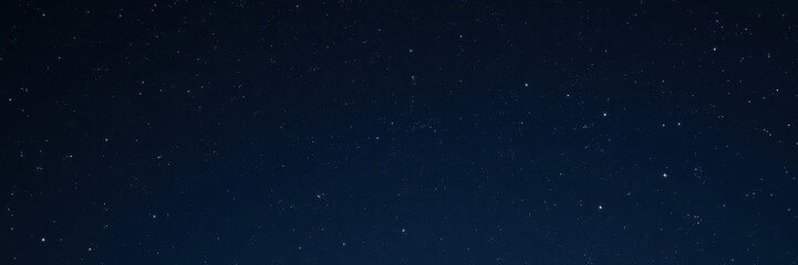 Clear night sky filled with countless twinkling stars peaceful