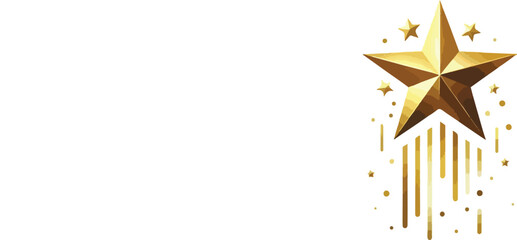 star and stars Falling star icon. Gold shooting star vector © jobaida